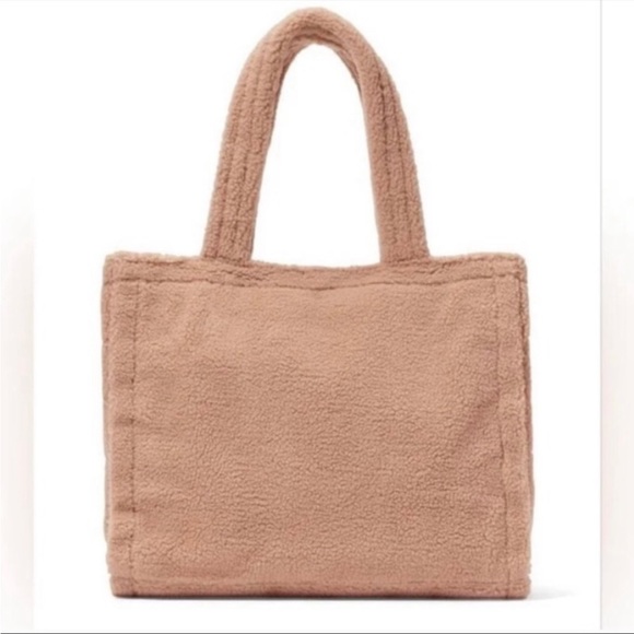 Victoria Secret Teddy Sherpa Tote Bag - Picture 3 of 3